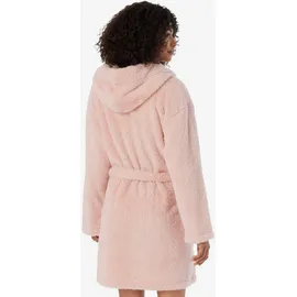 SCHIESSER Morgenmantel Teddy-Fleece Comfort-Fit rosa XL