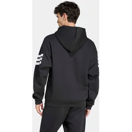 adidas Future Icons 3-Streifen Kapuzenjacke Herren Schwarz XXL