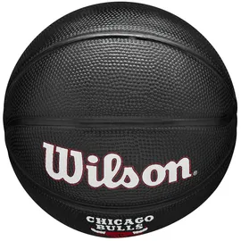 Wilson NBA Team Tribute Mini Basketball Schwarz 3