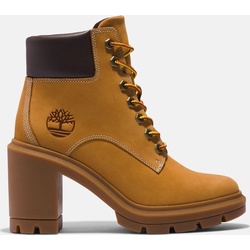 Timberland Womens Mid Lace UP Boot wheat 7 Wide Fit