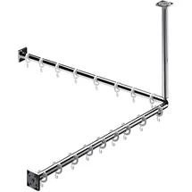 EMCO Duschvorhangstange 800 mm chrom