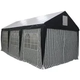 Trendline Seitenteile für Großraumzelt 3 x 6 m , grün-weiß, 6 Stück