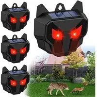 Wasserdichte 4er-pack Solar-tierabwehr, Stumm-blitz, Für Garten, Katzen/hunde/vögel/mäuse