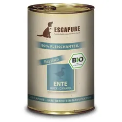 ESCAPURE Nassfutter Hund Bio Adult Ente 6x400 g