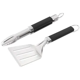 Weber Grillzange 2-teilig Edelstahl Schwarz