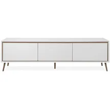 CaliCosy Arona TV-Möbel 38 x 50 x 44 cm Eiche/Weiß MDF