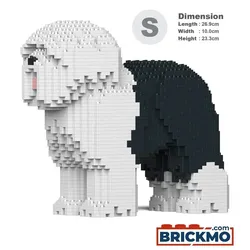 JEKCA Bricks Old English Sheepdog 01-M01 ST19PT39-M01