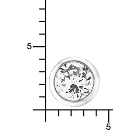 Amor Paar Ohrstecker »9062263« Made in Germany - mit Zirkonia (synth.), 27404318-0 silberfarben-weiß + kristallweiß),