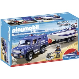 Playmobil City Action Polizei-Truck mit Speedboot 5187