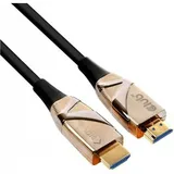 Club 3D club3D HDMI Anschlusskabel HDMI-A Stecker, HDMI-A Stecker 50.00m Schwarz CAC-1391 4K UHD, Halogenfrei, Flammwidrig HDMI-Kabel