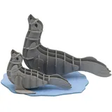 Fridolin 11748 3D-Papiermodell - Seehunde