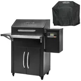 Traeger Smoker Traeger Silverton 620 Pelletgrill inkl. Abdeckhaube und App-Steuerung schwarz
