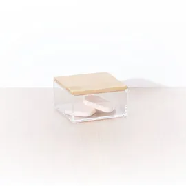 Michelin Kosmetikbox Selena Square 9,6 x 9,6 cm 1-tlg. weiß