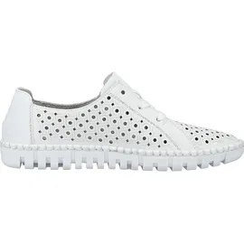Rieker Schnürschuh Damen Weiß 36