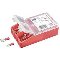 TRU Components TC-6646616 Quetschverbinder-Sortiment 0.50 mm2 1.50 mm2 Rot