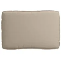 VidaXL Paletten-Sitzkissen Taupe 120x80x12 cm Oxford-Gewebe