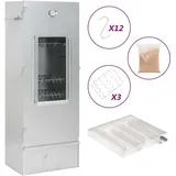 2025 cloris Räucherofen mit Kaltrauchgenerator Verzinkter Stahl - Gasgrills Sale3488457 2parcel - Silber