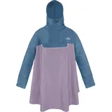 normani Regenponcho Regenponcho Kauai mit Ärmeln und Brusttasche - Wasserdichter Outdoorponcho mit Reflektor blau|schwarz S/M