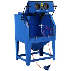 MSW Sandstrahlkabine - 990 L - mit Beleuchtung, Fußpedal MSW-SC-990
