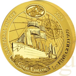 1 Unze Goldmünze Ruanda Nautical Serie - Great Eastern 2023