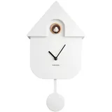 Karlsson Wanduhr - Weiß - 8.5x21.5x41cm - Rechteck - Thermoplast - Wanduhr Modern Wohnzimmer - Wanduhren