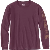 CARHARTT Longsleeve Logo, L/S 103401" in Lila | M