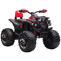 Homcom Elektro-Quad Kinderquad mit Scheinwerfer Kindermotorrad mit USB-Anschluss, MP3-Musikplayer, Kinderfahrzeug