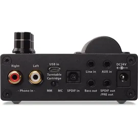 InLine AmpUSB-EQ, Hi-Res DSD Kopfhörer-Röhrenverstärker+ Equalizer, USB DAC