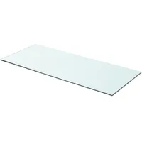 yorten Regalboden Glas Transparent Glasboden Einlegeboden Glasablage Glasregal 70 x 30 cm St?rke 8 mm Tragf?higkeit 15 kg