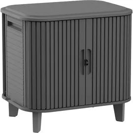 KETER Aufbewahrungsschrank 113 L 62,3×47×62,4 cm Grau