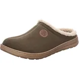 Rohde Herren Pantoffel Hausschuh Microvelour Warmfutter Asiago 7140, Größe:46 EU, Farbe:Grün - 46 EU