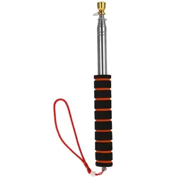 Brandneuer 2 m/2,5 Meter Outdoor-Fahnenmast, Edelstahl-Teleskop-Fahnenmast für Lehrer, Lehrzeiger, Reiseführer, Banner, 79 /98  Fahnenmast Extension Length(2m)