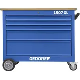 Gedore, Werkbank + Arbeitsbock, Rollwerkbank mit 5 Schubladen (120 cm, 63.50 cm)