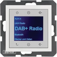 Berker Radio Touch DAB+ S.1/B.x polarweiß glänzend 29848989