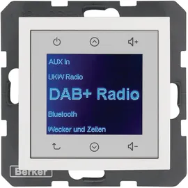 Berker Radio Touch DAB+ S.1/B.x polarweiß glänzend 29848989