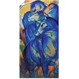 Artland Wandbild »Turm der blauen Pferde. 1913«, Haustiere, (1 St.), als Leinwandbild, Poster, in vielen Größen & Produktarten Wandaufkleber / Wandtattoo auch für Badezimmer geeignet