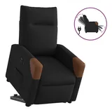 vidaXL Relaxsessel mit Aufstehhilfe Elektrisch Schwarz Stoff