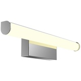 kalb Material für Möbel kalb LED Spiegelleuchte 300mm rund Wandlampe 230V Badezimmer Leuchte chrom neutralweiß