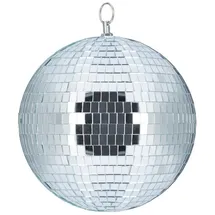 Relaxdays Discokugel 20 cm Silber