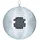 Relaxdays Discokugel 20 cm Silber