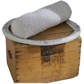 Today Constance Muster Polochon Kissen 45 x 15 cm Grau