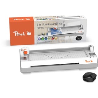 Peach 6 in 1 Laminiergerät inkl. Eckenrunder, Trimmer, A4 -