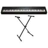 Kurzweil KAE1-LB Stage Piano Keyboard Schwarz 88 Tasten + keepdrum Keyboardständer