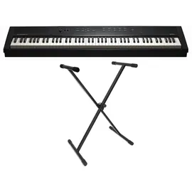 Kurzweil KAE1-LB Stage Piano Keyboard Schwarz 88 Tasten + keepdrum Keyboardständer
