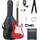 McGrey Rockit E-Gitarre ST-Komplettset Fiesta Red