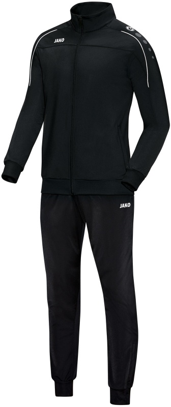 JAKO Classico Trainingsanzug Polyester 08 - schwarz M