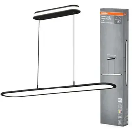 osram homelighting Panel Ellipse 1-flg. 100 cm schwarz Aluminium