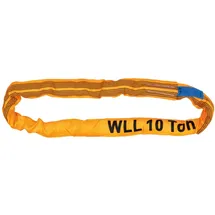 PETEX Rundschlinge Arbeitslast (WLL)=10 t Orange EN 1492-2 DIN 1492-2
