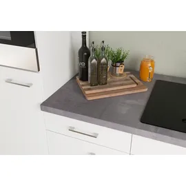 Flex-Well Küchenzeile »Kopenhagen, Breite 210 cm, inkl. Geschirrspüler«, Officeküche, wahlweise mit 2 Plattenkochfeld und/oder Mikrowelle