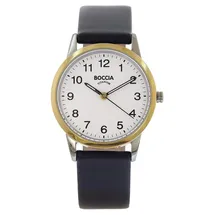 Boccia Titanium Classic Titan bicolor Leder 3379-02 28 mm
